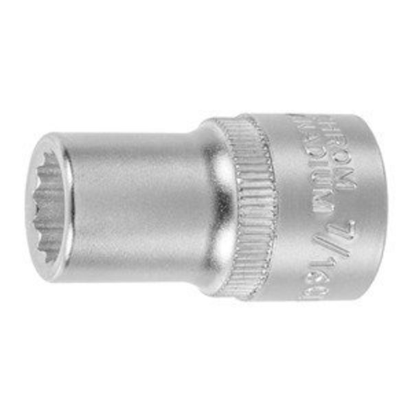 Holex 1/2 inch Drive Socket, 12 pt, 7/16 inch 642122 7/16